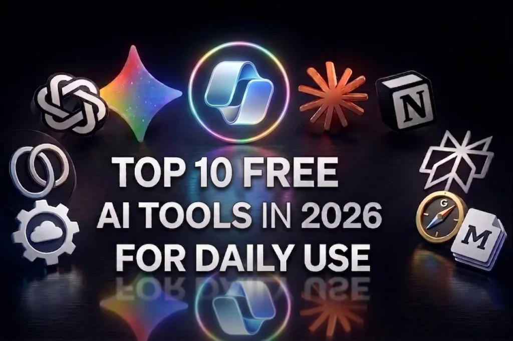 Top 10 Free AI Tools for Daily Use in 2026