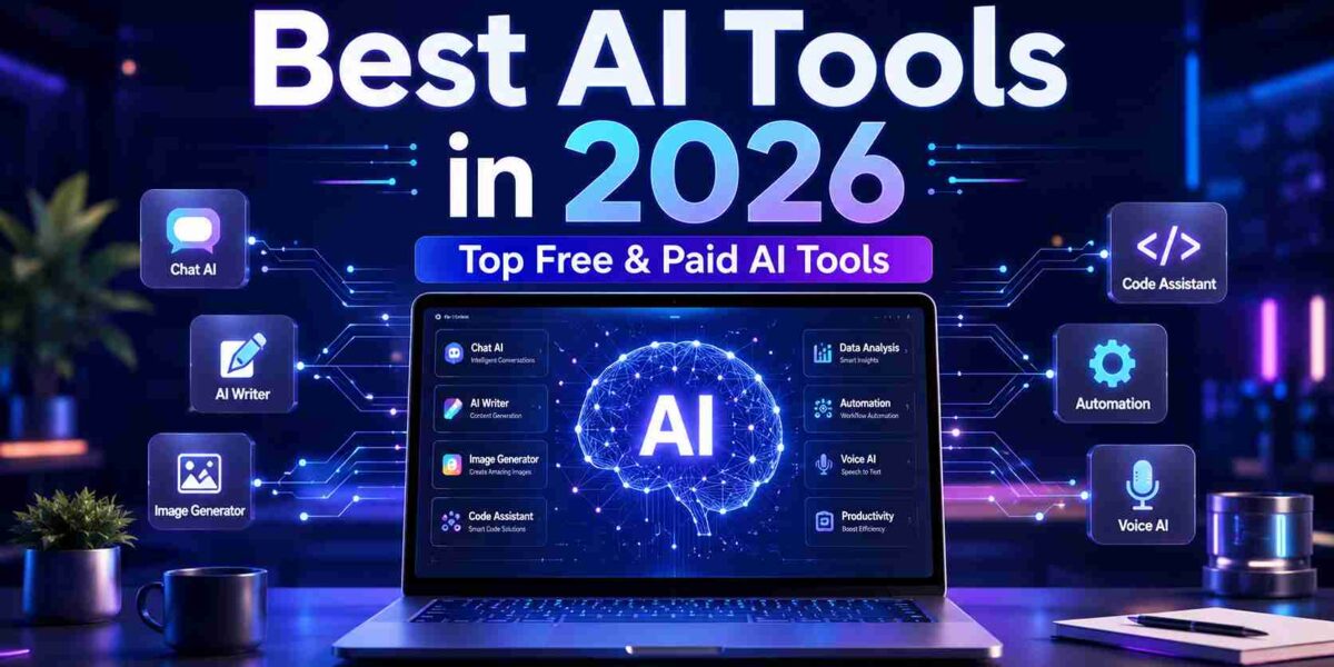 Best AI Tools in 2026: Top Free & Paid AI Tools